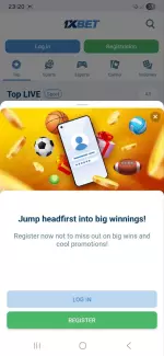 Screenshot 1xBet Bonus 6