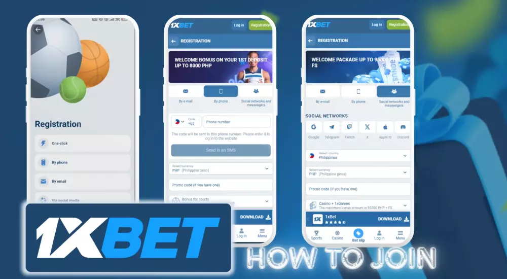 How to Register on 1xBet Philippine